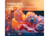 TV QLED 65 - Hisense 65E7Q, UHD 4K, Quad Core/MT9603, IA 4K Upscaler, Modo Juego Plus, Sensor de luz, Negro