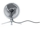Ventilador de pie - Shark FlexBreeze, 240 V, 5 Velocidades, Sobremesa, Portátil, Altura Ajustable, Blanco mate