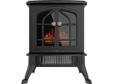 Chimenea eléctrica - Cecotec ReadyWarm 2000 Flames, 2000 W, 2 niveles, Termostato ajustable, Control de llamas, Black