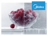 Frigorífico Combi - Midea Space Master MDRB600MME46, 443L, Total No Frost, 201 cm altura, Cajón 0º, Inox