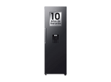 Frigorífico una puerta - Samsung RR70H39DCFEF, No frost, 185.8 cm, 382 l, Dispensador de agua sin toma, Wifi, Grafito