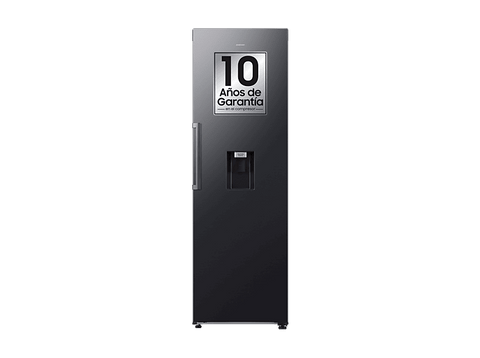 Frigorífico una puerta - Samsung RR70H39DCFEF, No frost, 185.8 cm, 382 l, Dispensador de agua sin toma, Wifi, Grafito