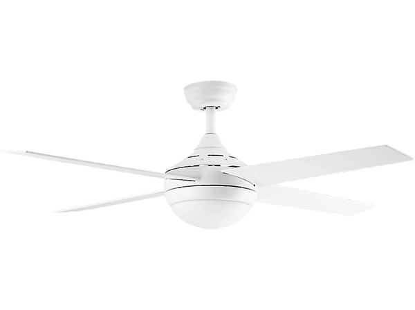 Ventilador de techo - Orbegozo CP 127132, 40 W, 6 Velocidades, Sistema de ventilación reversible, Luz LED, Blanco