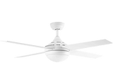 Ventilador de techo - Orbegozo CP 127132, 40 W, 6 Velocidades, Sistema de ventilación reversible, Luz LED, Blanco