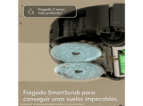 Robot friegasuelos - IRobot Roomba® 515 Combo, Autonomía de 90 días, 22000 Pa, Tecnología Antienredos, Negro