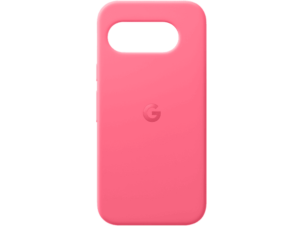 Funda móvil - Google Pixel 9a Case, Para Google Pixel 9a, Silicona y policarbonato, Rosa peonía