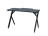 Mesa gaming - Nacon PCGD-RGB, Fibra de carbono, Negro