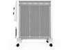 Radiador - ok. ORNO 15221 ES, 1500 W, 2 potencias, Termostato, Ruedas incluidas, Recogecables, Blanco