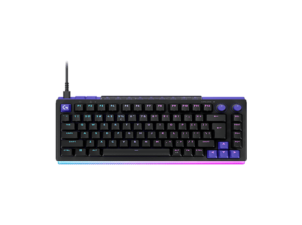 Teclado gaming - Logitech G G512 X 75, Cable, Dual Swap, Mecánico/Analógico TMR intercambiable, Tasa de sondeo 8K, RGB, Personalizable, PC-Mac, Negro
