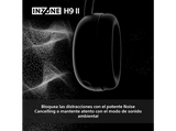 Auriculares gaming - Sony INZONE H9 II, Inalámbricos, Noise Cancelling, Fnatic, Micrófono, IA, 30h, Bluetooth/LE/2,4 GHz, Ligeros, PC, WHG910N, Negro