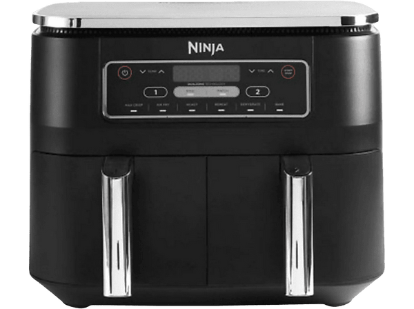 Freidora de aire - Ninja Dual Zone AF300EU, 2400W, 7.6 l, Hasta 240 °C, 6 funciones, Negro