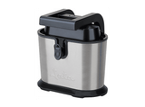 Exprimidor - Jata JEEX1236, 1100W, Doble Cono, Base Antideslizante, Tapón Antigoteo, Plata