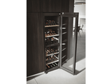 Vinoteca - Haier HWS236GDEH1,  Natural Air Flow System, Temperatura 5º - 20º, 236 botellas, Doble Zona,  Iluminación LED 3D,  Wi-Fi , Negro