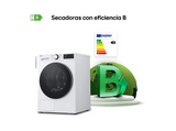 Secadora bomba de calor - LG RHX5009TLC, 9 kg, 12 programas, AI DUAL Inverter™, ThinQ™, Blanco