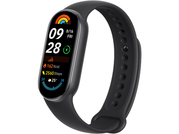Pulsera de actividad - Xiaomi Smart Band 9, 1.62" AMOLED, Batería hasta 21 días, Módulo de monitorización de salud y entreno, Negro