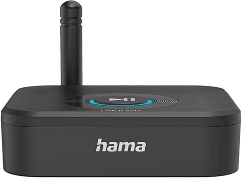 Adaptador Bluetooth - Hama 00205321, Conector universal jack de 3,5 mm, Negro