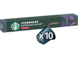 Cápsulas monodosis - Starbucks Espresso Roast Descafeinado, 10 piezas, Aromático y Caramelizado, Compatible con Máquinas Nespresso, Tueste Intenso