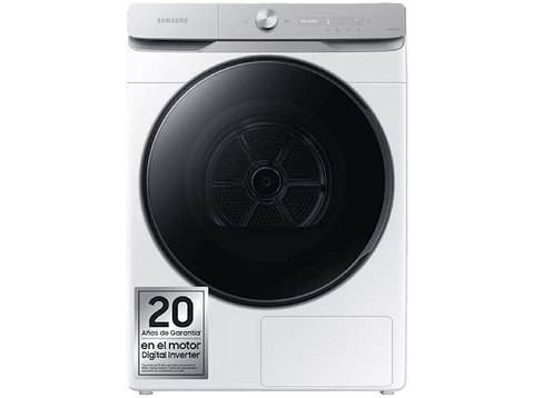 Secadora bomba de calor - Samsung Bespoke AI DV16DG8600BWU3, 16 Kg, 21 programas, AI Dry, Clase C, Blanco