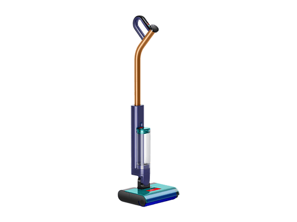 Fregona eléctrica - Dyson Clean+Wash Hygiene™, Recoge suciedad, Diseñada sin filtro, Sin malos olores, Higiénica, Azul de Prusia/Cobre
