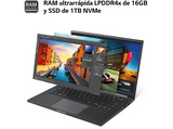REACONDICIONADO Seminuevo Muy bueno Portátil - LG 16U70R-G.AA59B, 16, WUXGA, Ryzen™ 5 7530U, 16 GB, 1 TB SSD, Radeon™ Onboard Graphics, Windows 11 Home (64 Bit), Gris Carbón
