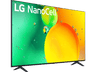 TV LED 55" - LG 55NANO756QC, UHD 4K, Procesador de Gran Potencia 4K α5 Gen 5, Smart TV, DVB-T2 (H.265), Azul oscuro ceniza