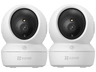 Cámara de vigilancia IP - Ezviz H6c Duo Pack, 2K, Función de visión nocturna, CMOS de escaneo progresivo de 1/2,7", Blanco