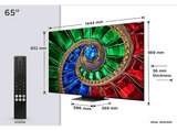 TV RGB Mini LED 65 - TCL 65RM7L, 4K, TSR AiPQ, Smart TV,HDR de hasta 2000 nits, Dolby Vision y Atmos, Panel HVA Pro, Negro