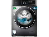 Lavadora carga frontal - Cecotec Bolero DressCode 10500 Inverter Steel A, 10 kg, 1400 rpm, Motor Inverter Plus, Lavado con vapor, Steel