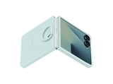 Funda -  Samsung, Para Samsung Galaxy Z Flip7, De Silicona con anillo, Menta