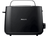 Tostadora - Philips HD2581/90, 8 ajustes, Rejilla calientabollos, Función extraelevación, 900 W, Negro
