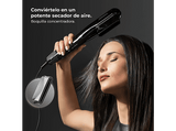 Secador - Cecotec AirLisse 6in1 iTwerk Platinum, Infrarrojos, Placas vibratorias, Función plasma, 3 modos, 6 accesorios, Platinum