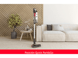 Aspirador escoba - Hoover HF9 HOME, Cepillo Anti-Enredos, Posición Parking, Luz LED, Autonomía 30 min, Batería Extraíble, 0.7L, 5 años Garantía, Rojo