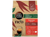 Cápsulas monodosis - Dolce Gusto Neo espresso intenso, Café tostado y molido, Intensidad 8, 12 cápsulas