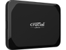 Disco duro SSD externo - Crucial X9, 2 TB, USB-C, Portátil, Negro