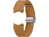 Correa - Samsung  ET-SHR94LDEGEU, Para Galaxy Watch6,  M/L, 20 mm, Con Hebilla en D, Cuero ecológico, Marrón claro