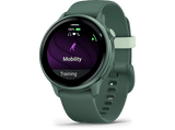 Reloj deportivo - Garmin vívoactive® 6, Verde, Silicona, 20mm, 8 GB, 1.2 AMOLED, Autonomía hasta 11 días