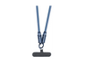 Cordón para móvil - Panda Lanyard, 1.2m Cable, USB-C, Goma, Carga rápida, 60W, Azul