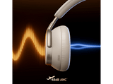 Auriculares inalámbricos - Baseus Inspire XH1 Sound By Bose, Wireless, Cancelación de Ruido, Audio Hi-Res/LDAC, Comodidad Cloud-Soft, Blanco Marfil