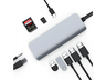 Hub USB - Hyper HD392, 10 Puertos en 2, Para Mackbook Air/Pro, 5 Gbit/s, Plata