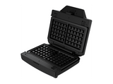 Sandwichera - Taurus Miami Legend Ver II, 3 placas desmontables e intercambiables: sándwich, grill y gofre, Antiadherente, 900 W, Plateado