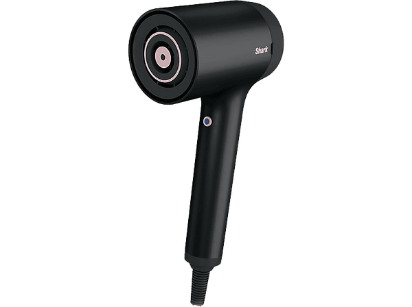 Secador - Shark HD120EU Style iQ, 1600W, 3 temperaturas, Aire frío, 3 Accesorios, Negro