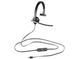Logitech H650e Monoaural Diadema Negro, Gris auricular con micrófono