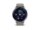 Reloj deportivo - Garmin Venu 4, Gris, 45mm, Pantalla 1.4, Autonomía 12 Días, Alineación del Sueño, Correa de Silicona