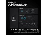 Volante - Logitech G RS50 System, Base accionamiento 8 N�<br/>m, RS Wheel Hub con 13 botones y RS Round Wheel 11″, Trueforce, Force Feedback, PS-PC, Negro