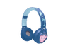 Auriculares infantiles - Lexibook Stitch, Circumaurales, Cable o Bluetooth, Micrófono, Azul