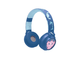 Auriculares infantiles - Lexibook Stitch, Circumaurales, Cable o Bluetooth, Micrófono, Azul