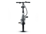 Bicicleta urbana - smartGyro Nimbus, Eléctrica, Plegable, Potencia Nominal 250W, Velocidad 25 km/h, 60 km, IPX4, Gris