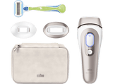 Depiladora IPL- Braun Luz Pulsada Skin I·Expert Smart PL7147, Reducción Permanente Vello Visible, Con App, 2 Cabezales