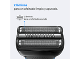Afeitadora - Braun Serie 3 300s, 2 láminas Flex de afeitado, Resistente al agua, 300S, Gris
