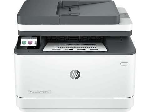 Impresora multifunción láser - HP LaserJet Pro 3102fdw, Láser, HP Smart, Impresión doble cara automática, Blanco